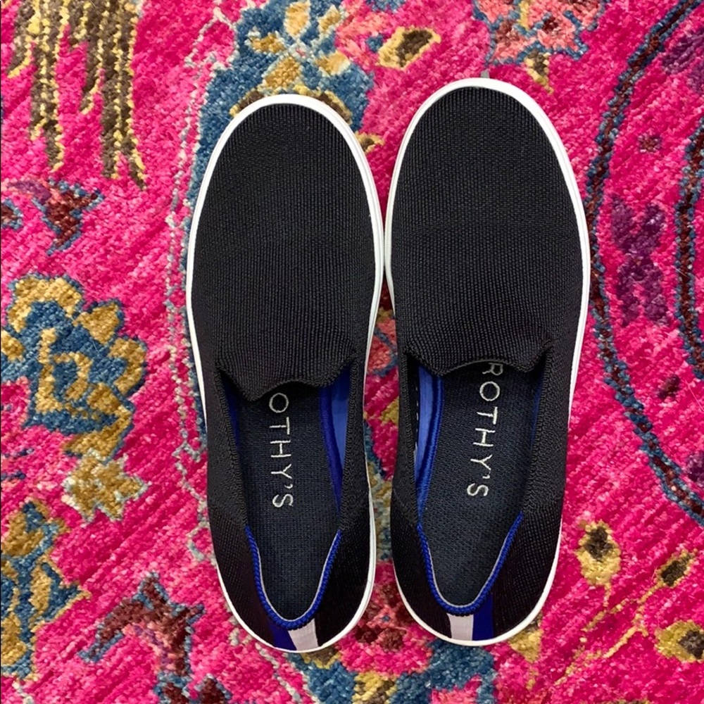 Rothy’s Black Sneakers Sz 6